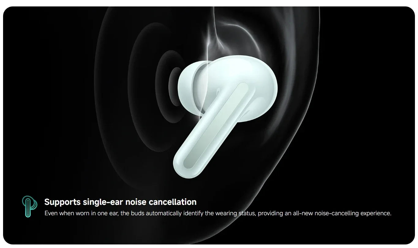 Original Xiaomi Redmi Buds 6  49dB Active Noise Cancellation Bluetooth 5.4 Earphone  Sport Headset TWS True Wireless Headphone