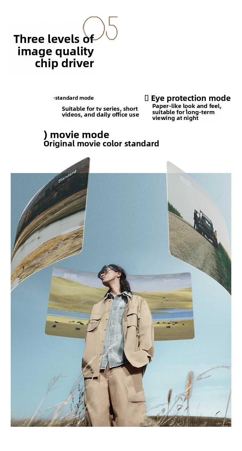 brand new RayNeo Air 4 Pro smart AR glasses HD giant screen viewing glasses Supports HDR10, Micro-OLED dual-layer screen clearer