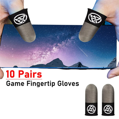 ABFM-20Pcs Mobile Gaming Finger Sleeves For PUBG Anti-Slip Breathable Thumb Protectors Gamer Finger Covers Enhanced Gameplay