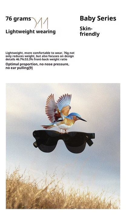 brand new RayNeo Air 4 Pro smart AR glasses HD giant screen viewing glasses Supports HDR10, Micro-OLED dual-layer screen clearer