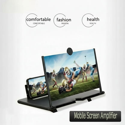 Screen Magnifier Amplifier HD New Phone Holder Screen Amplifier Video Phone Amplifier Screen Phone Projector for All Smartphones