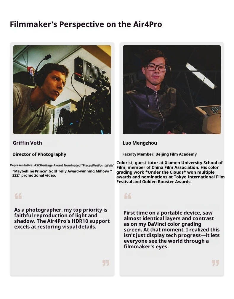 brand new RayNeo Air 4 Pro smart AR glasses HD giant screen viewing glasses Supports HDR10, Micro-OLED dual-layer screen clearer