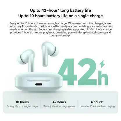 Original Xiaomi Redmi Buds 6  49dB Active Noise Cancellation Bluetooth 5.4 Earphone  Sport Headset TWS True Wireless Headphone