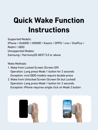 TELESIN Magnetic Phone Camera Shoot Hand Grip Phone Holder Shooting Aid Remote Control Handle for Iphone HUAWEI SAMSUNG Phone