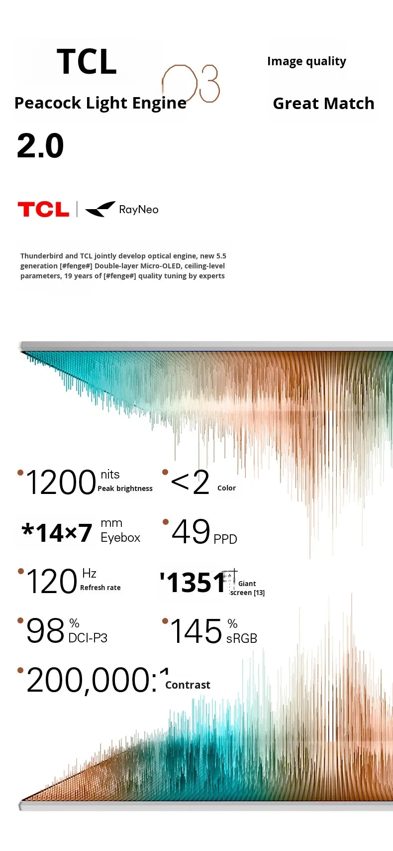 brand new RayNeo Air 4 Pro smart AR glasses HD giant screen viewing glasses Supports HDR10, Micro-OLED dual-layer screen clearer