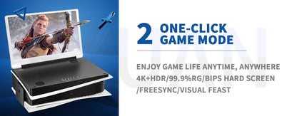 G-story Portable Monitor For PS5 Gaming Display IPS 2K 120Hz 4K+HDR 60Hz Multifunctional Integrated Switch Game Screen