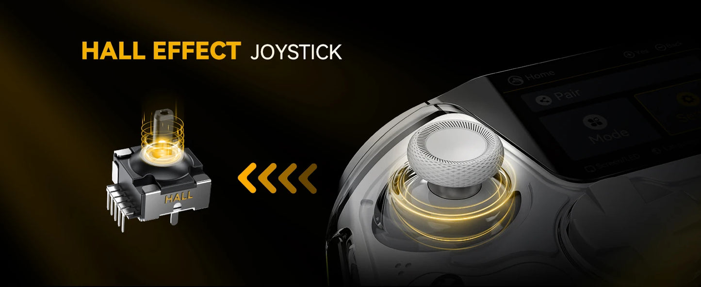 Manba One V2 Wireless Controller Gaming 2-inch Screen Hall Effect Stick RGB Light With Charging Dock For Switch/PC/iOS/Android