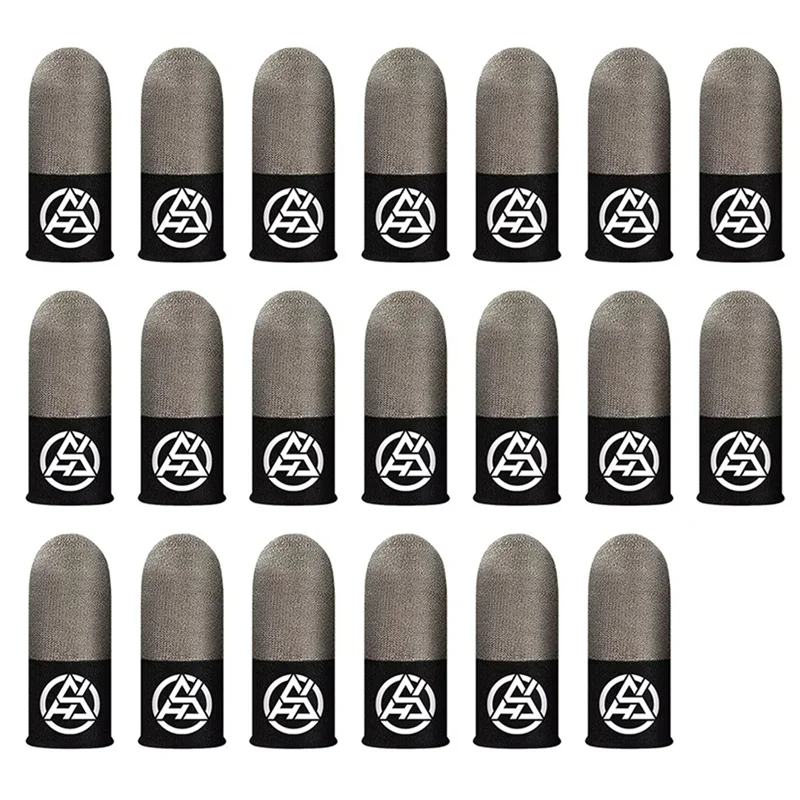 ABFM-20Pcs Mobile Gaming Finger Sleeves For PUBG Anti-Slip Breathable Thumb Protectors Gamer Finger Covers Enhanced Gameplay
