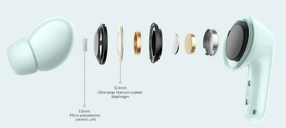 Original Xiaomi Redmi Buds 6  49dB Active Noise Cancellation Bluetooth 5.4 Earphone  Sport Headset TWS True Wireless Headphone