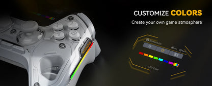 Manba One V2 Wireless Controller Gaming 2-inch Screen Hall Effect Stick RGB Light With Charging Dock For Switch/PC/iOS/Android