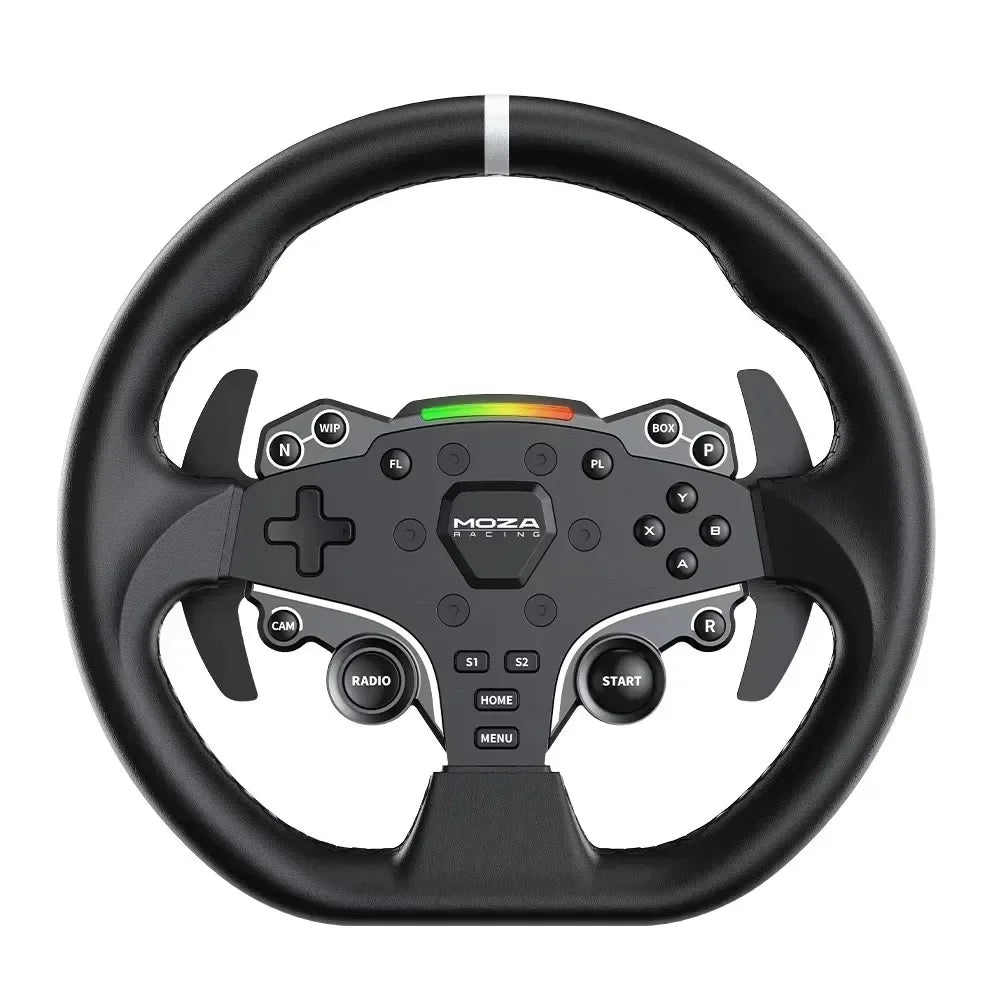 MOZA Racing R5 Direct Drive Wheel Base 5.5 N·m Peak Torque APP Cloud Control with ES Steering Wheel ,Pedals,Table Clamp