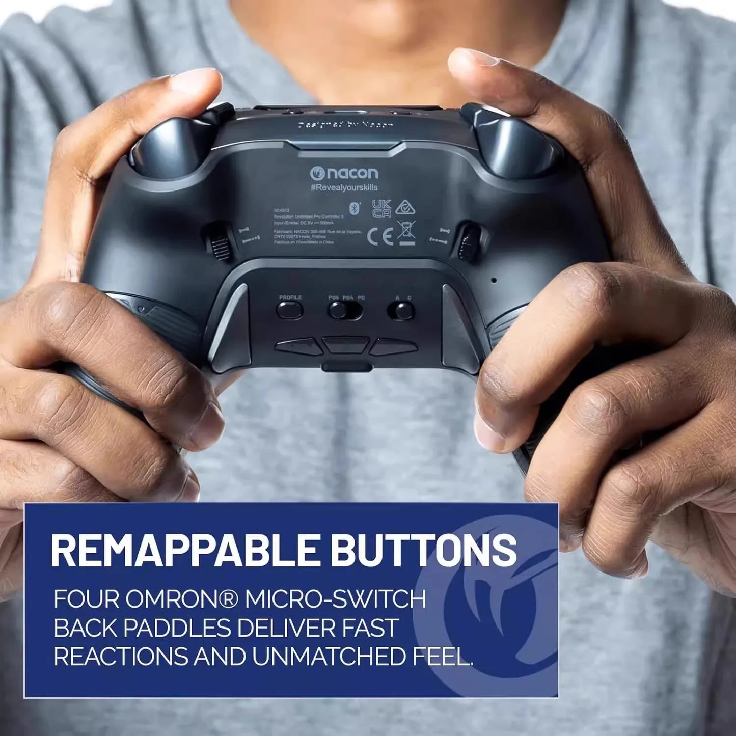 Nacon Revolution5 Pro PS5/PS4/PC Asymmetric Wireless Elite Gaming Controller
