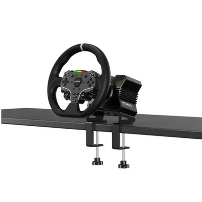 MOZA Racing R5 Direct Drive Wheel Base 5.5 N·m Peak Torque APP Cloud Control with ES Steering Wheel ,Pedals,Table Clamp