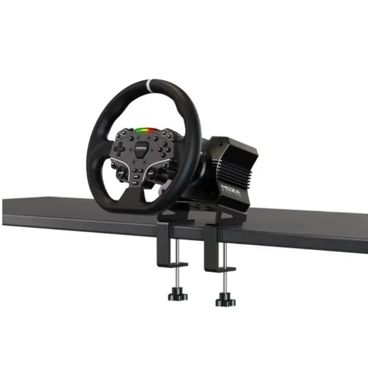 MOZA Racing R5 Direct Drive Wheel Base 5.5 N·m Peak Torque APP Cloud Control with ES Steering Wheel ,Pedals,Table Clamp
