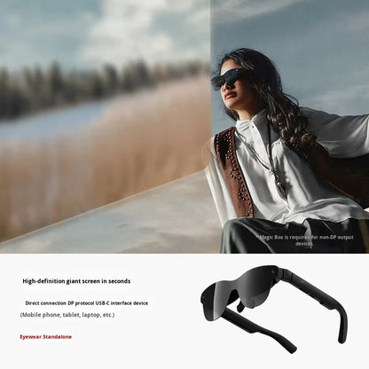 brand new RayNeo Air 4 Pro smart AR glasses HD giant screen viewing glasses Supports HDR10, Micro-OLED dual-layer screen clearer