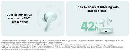 Original Xiaomi Redmi Buds 6  49dB Active Noise Cancellation Bluetooth 5.4 Earphone  Sport Headset TWS True Wireless Headphone