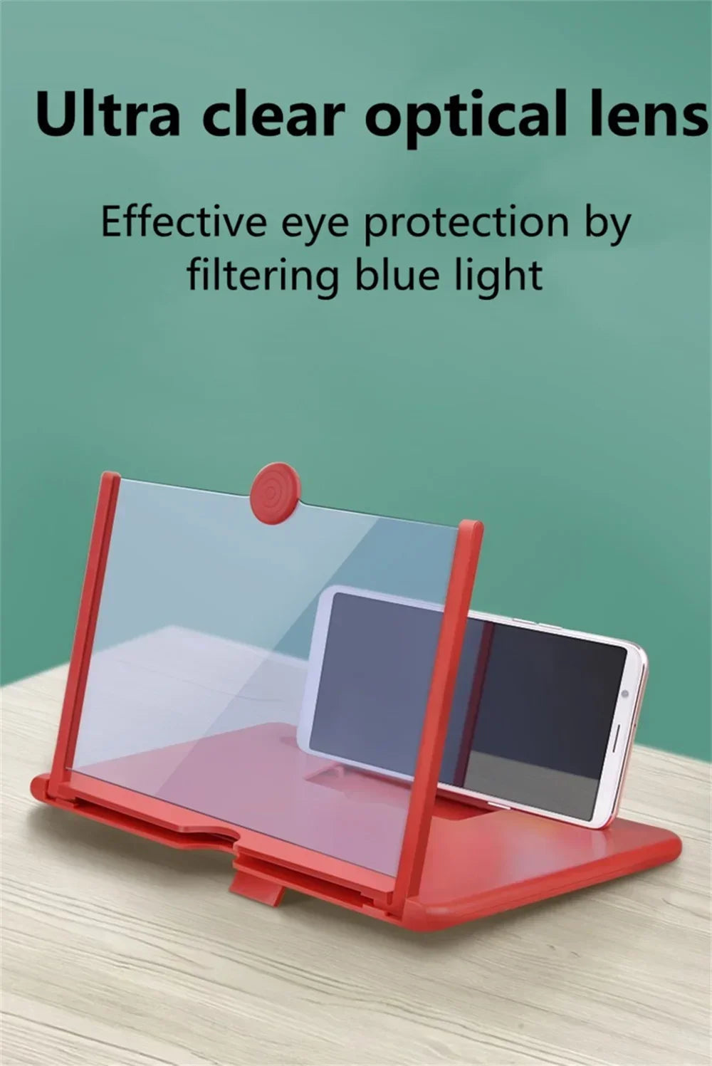 Screen Magnifier Amplifier HD New Phone Holder Screen Amplifier Video Phone Amplifier Screen Phone Projector for All Smartphones