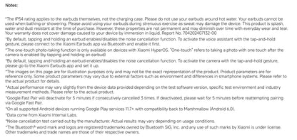 Original Xiaomi Redmi Buds 6  49dB Active Noise Cancellation Bluetooth 5.4 Earphone  Sport Headset TWS True Wireless Headphone